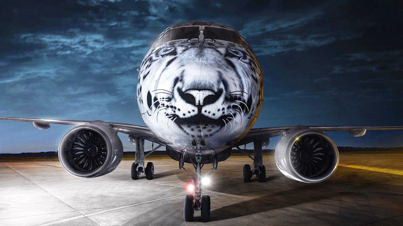 Air Astana Shows Off Its New Snow Leopard