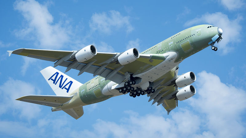 ANA First A380 Takes To The Skies