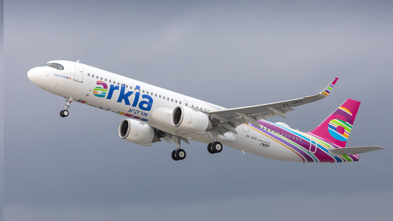 Arkia Receives The First Long Range Airbus A321LR