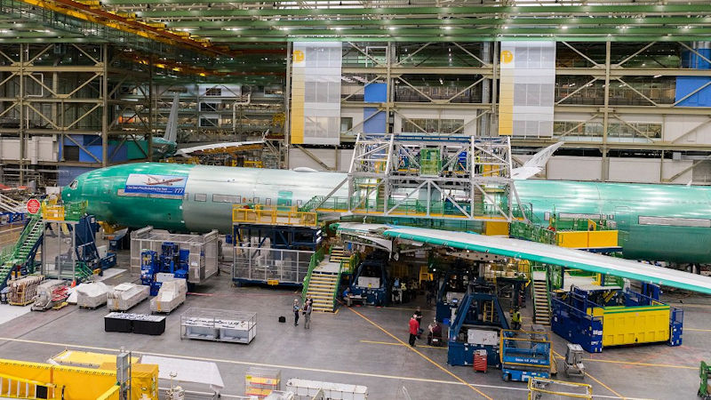 Lufthansa's First 777X Takes Shape